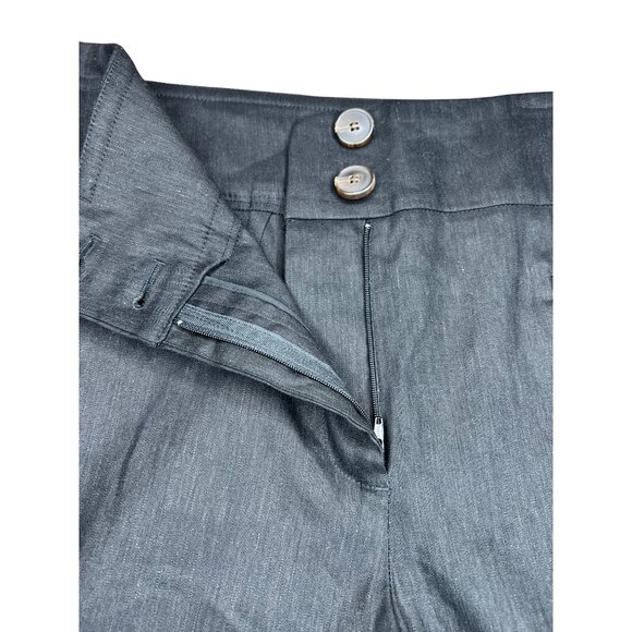 Alfani Womens High-Waist Deep Black Culotte Pants Size 12 - Picture 9 of 15